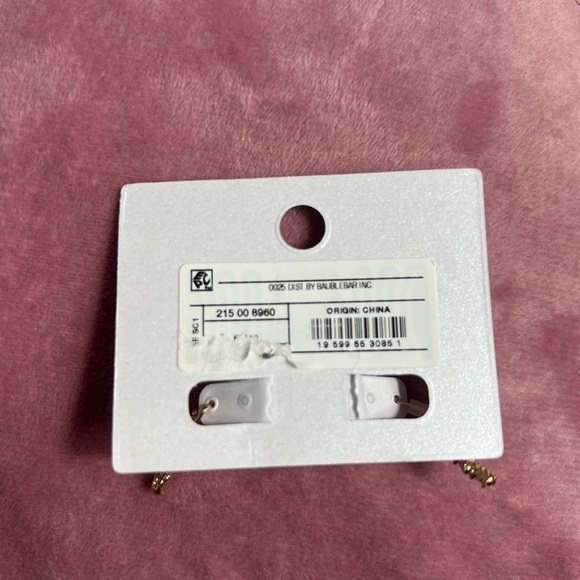 Sugarfix by BaubleBar Gold Tone Rhinestone Crystal Cluster Climber Drop Earrings - Picture 6 of 6